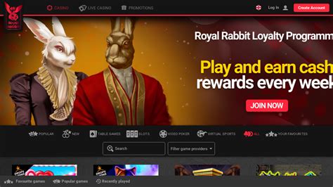 Royal rabbit casino codigo promocional